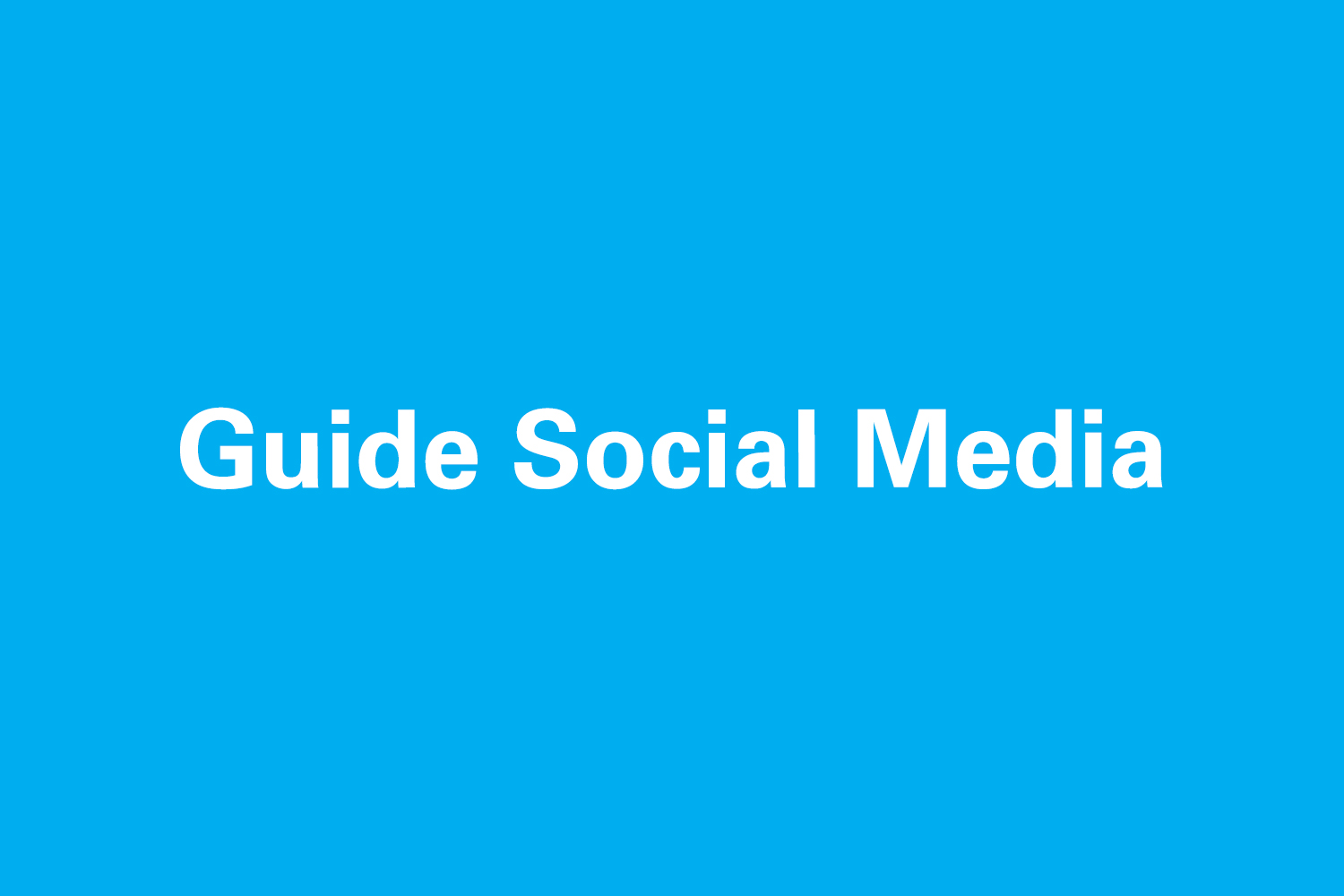 Guide Social Media 2021