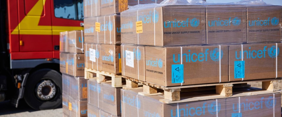 UNICEF delivers life-saving supplies to Odesa, Ukraine