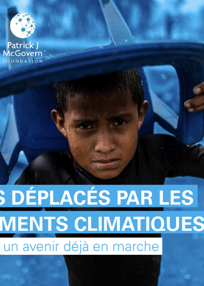 Enfants déplacés par les changements climatiques