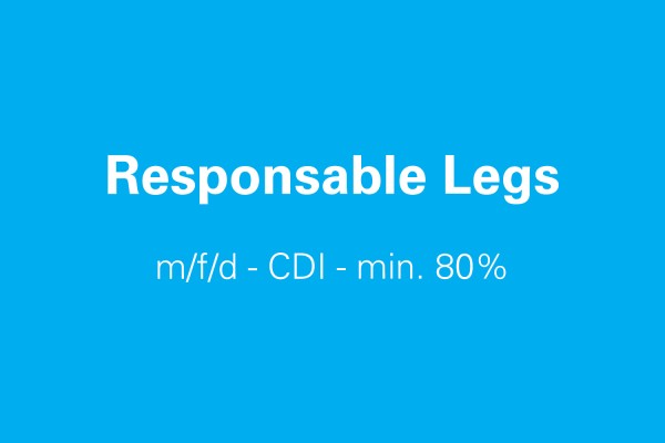 Responsable legs (m/f/d)