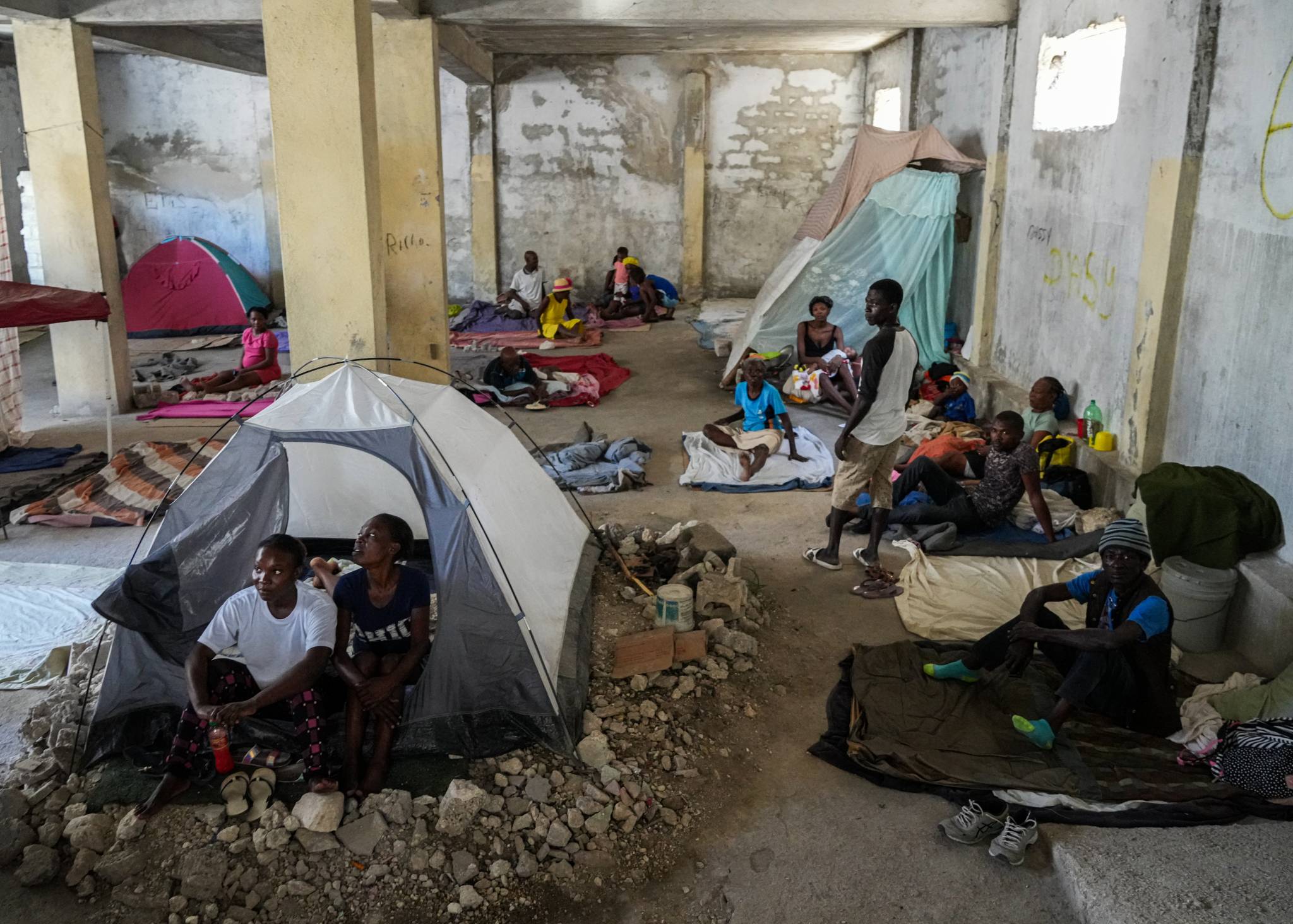 Conditions catastrophiques en Haïti